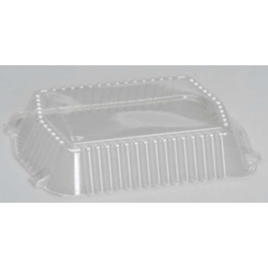 Genpak Smart-Set Polyethylene Terephthalate Clear Tray Lid Only, 9-3/8 x 7-3/8 x 1-5/8 inch -- 250 per case