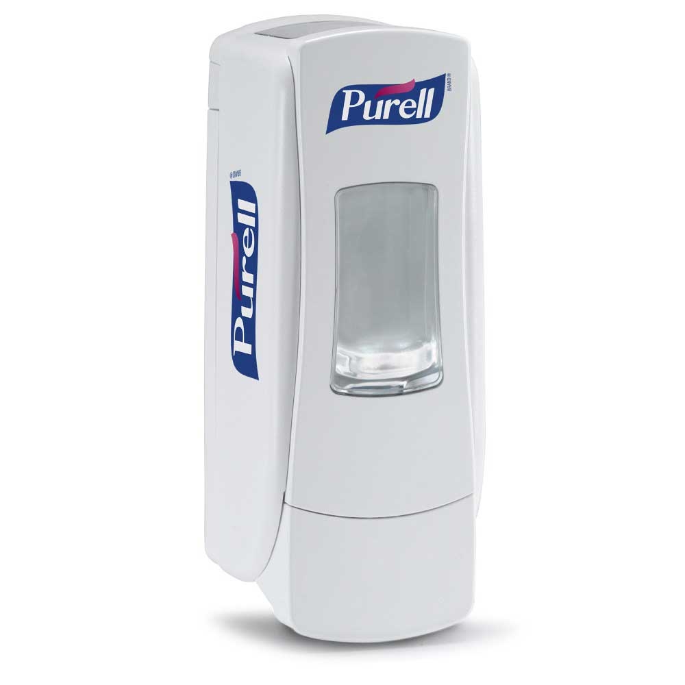 Purell ADX-7 White Push Style Dispenser for PURELL Hand Sanitizer, 700 Milliliter -- 6 per case