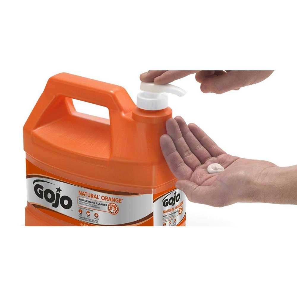 Gojo Natural Orange Pumice Lotion Hand Cleaner, 5.25 X 8.95 X 9.82 Inch -- 2 Per Case