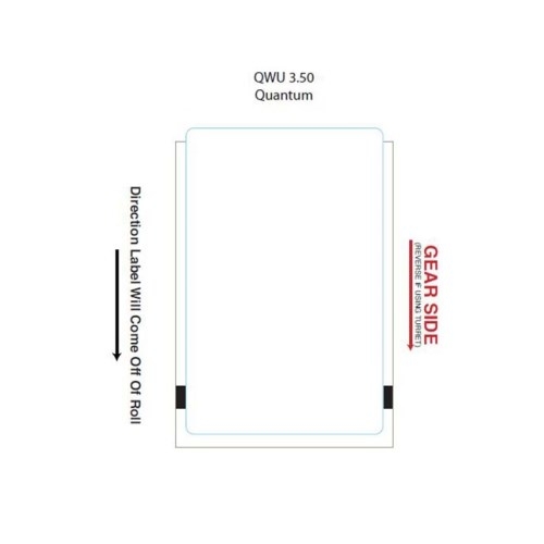 ITW Quantum Scale Label -- 12800 per case