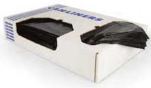Heritage Black 2-Mil Low Density Polyethylene Can Liner, 38 x 58 inch -- 100 per case