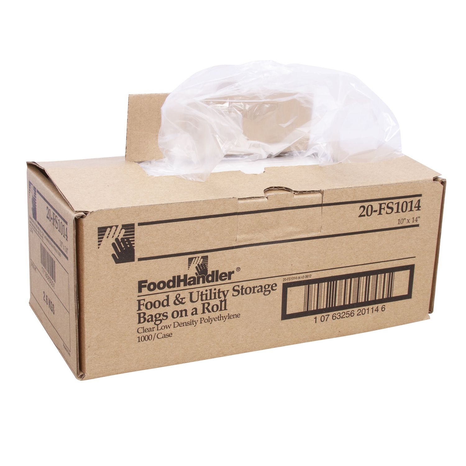 Foodhandler LDPE Food Storage Bag, 10 x 14 inch -- 1000 per case.