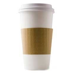 Britevision Media Brown Kraft Paper Cup -- 1200 per case