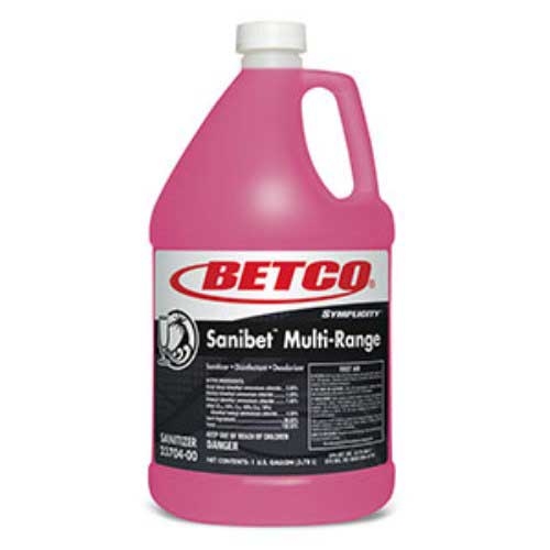 Betco Symplicity Sanibet Multi-Range Sanitizer , 1 Gallon Bottle -- 4 per case