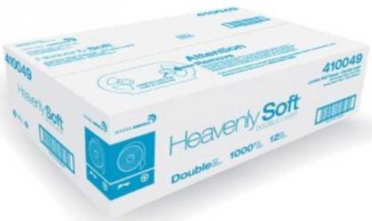Sofidel Heavenly Choice Double Layer White Jumbo Toilet Paper, 1000 Feet x 3.5 inch -- 12 per case