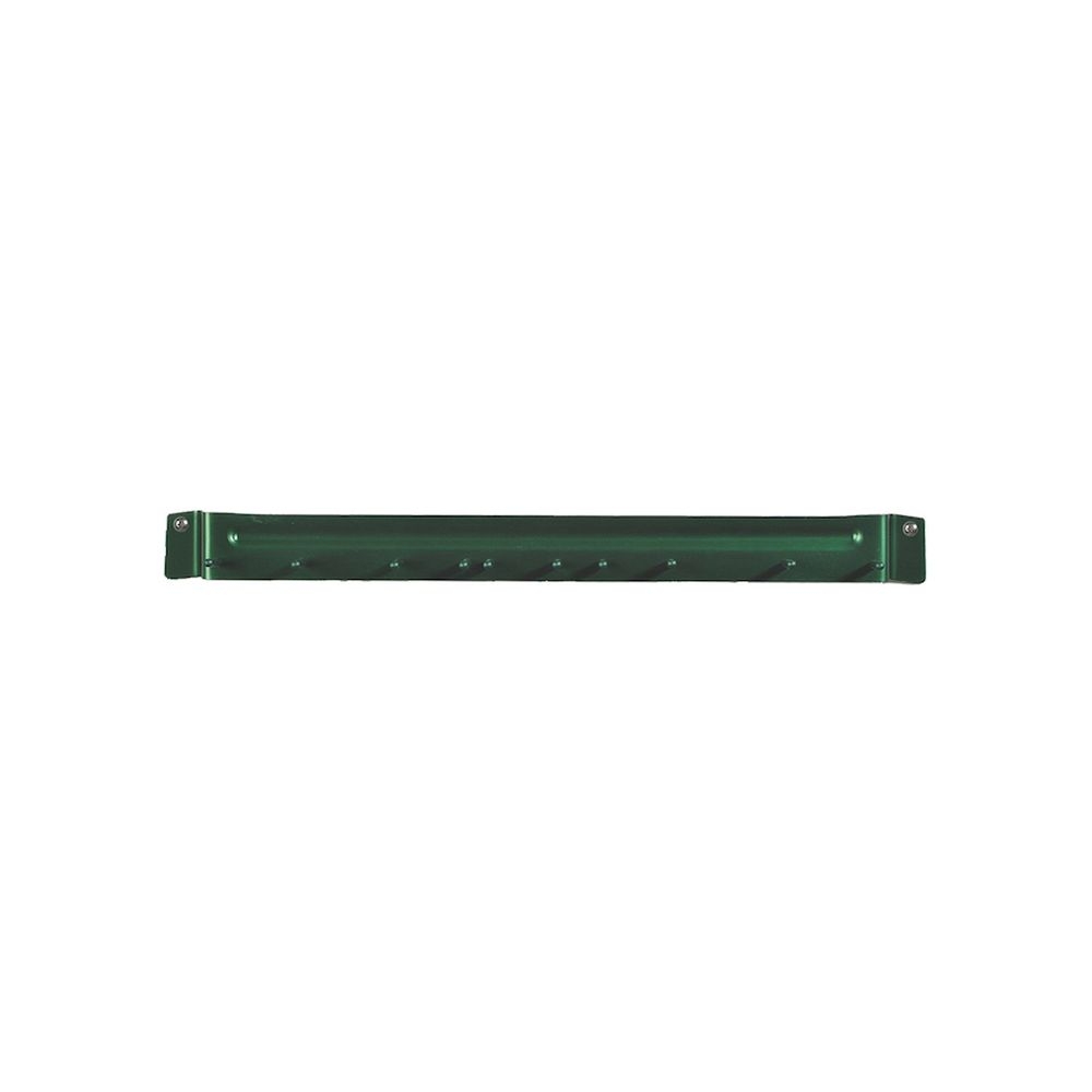 Carlisle Spectrum Green Aluminum Brush Rack, 17 inch Long