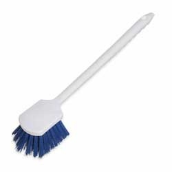 Sparta Utility Scrub Brush with Blue Polyester Bristles, 20 x 3 inch