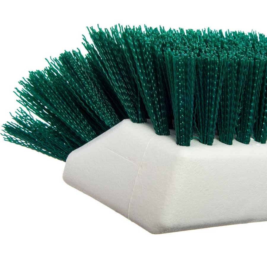 Sparta Hi-Lo Polypropylene Green Floor Scrub Brush, 10 inch