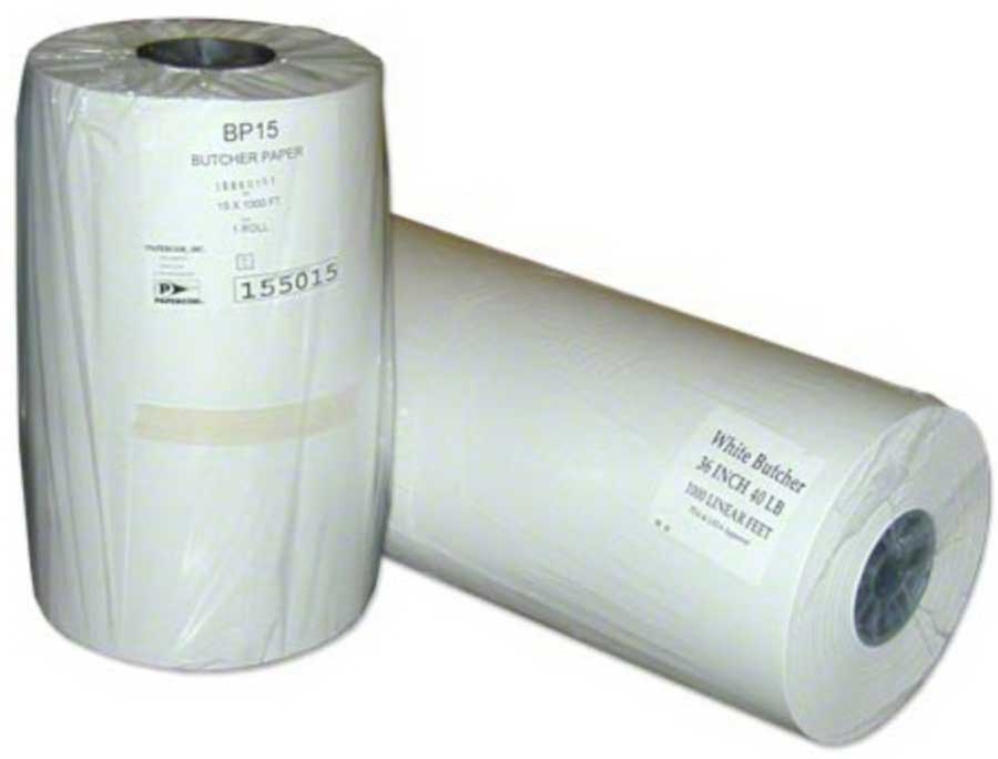 Shamrock Paper White Butcher Paper, 18.25 x 8.5 x 8.5 inch -- 1 roll