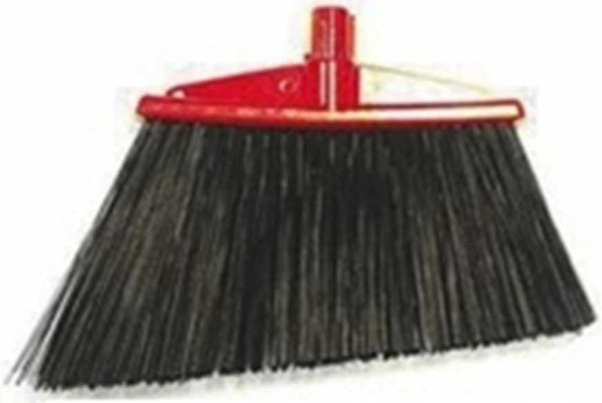 Scot Young Research Red Angled Broom with Black Flagged Bristles