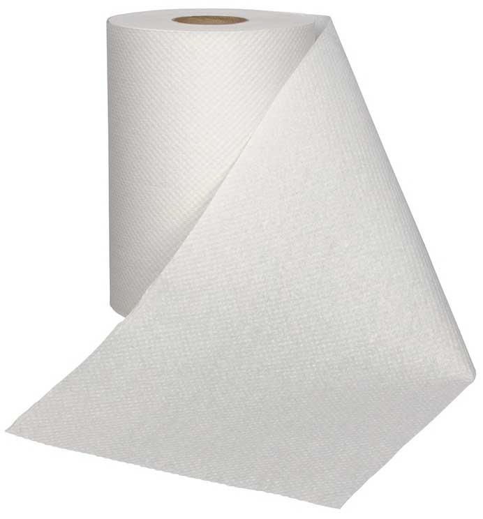 Essity Prime Source Hardwound White Paper Towel Roll, 7.875 inch x 350 Feet -- 12 per case