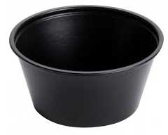 Bunzl Prime Source Polypropylene Black Portion Cup, 2 Ounce -- 2500 per case