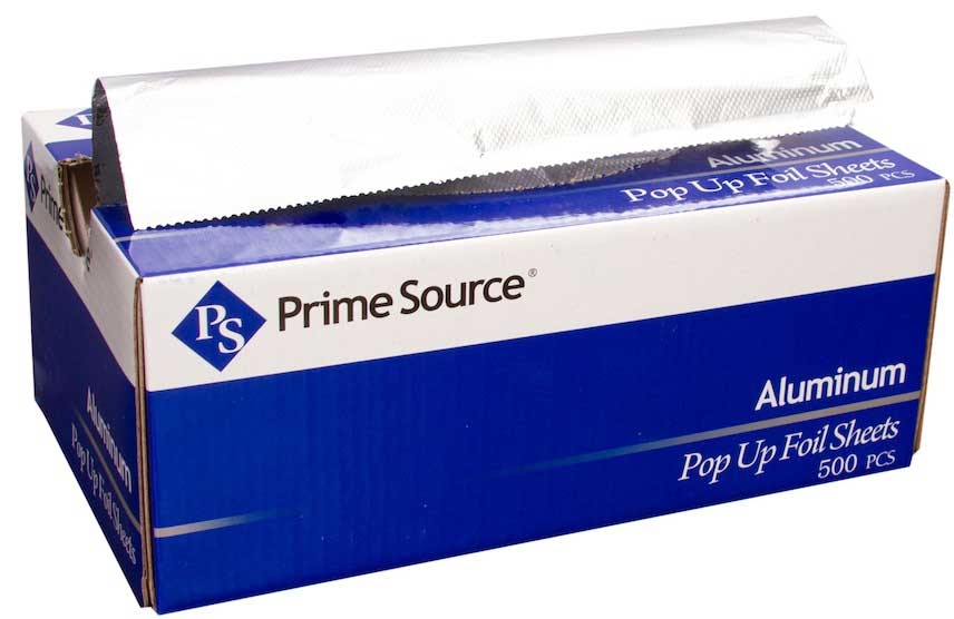 Durable Packaging Prime Source Silver Color Aluminum Foil Pop Up Sheet, 12 x 10.75 inch -- 3000 per case