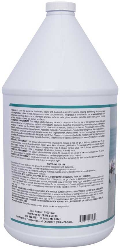 Midlab Prime Source Nu Quat Neutral Cleaner Disinfectant, 1 Gallon -- 4 per case
