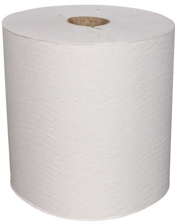 Essity Prime Source Natural White Hardwound Towel, 800 Feet -- 6 per case