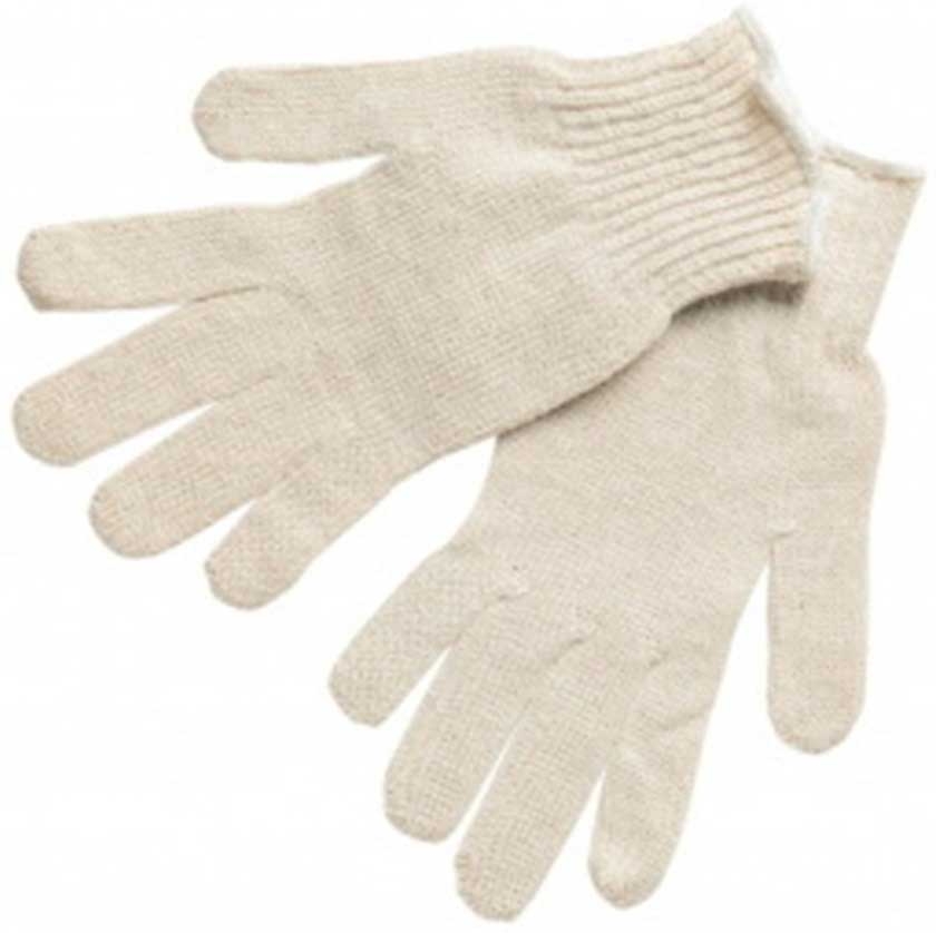 Bunzl Prime Source Economy Blue Wrist Men String Knit Gloves -- 12 per case