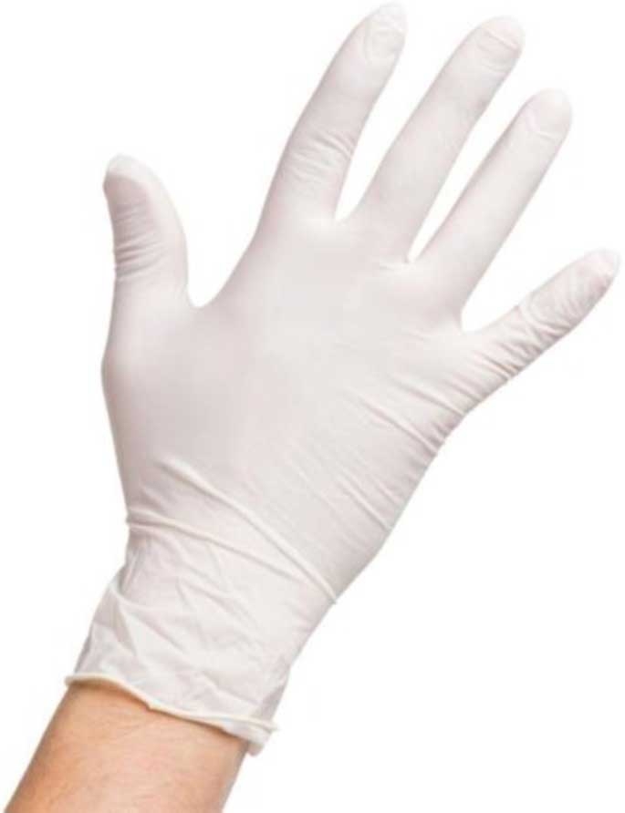 Bunzl Powder Free Medium White Sensi Pro Gloves -- 400 per case