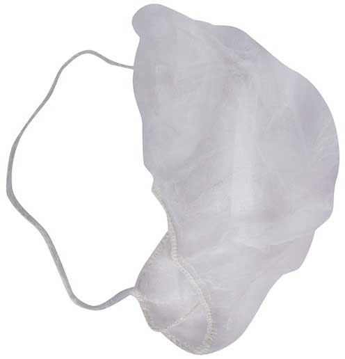 Bunzl Prime Source Polypropylene White Beard Guard, 18 inch -- 100 per case