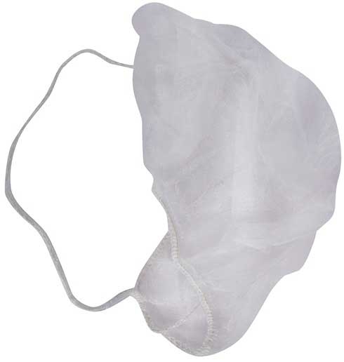 Bunzl Prime Source Polypropylene White Beard Guard, 18 inch -- 1000 per case