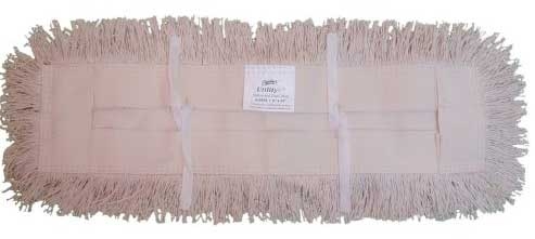 Utility Plus Natural/White 4 Ply Cotton/Nylon Dust Mop Head, 5 x 24 inch