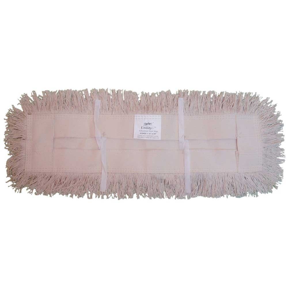 Zephyr Utility Plus 4 Ply Natural/White Cotton/Nylon Dust Mop Head, 5 x 36 inch -- 6 per case