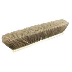Zephyr Natural Lacquered Block Palmyra Fiber Bristle Push Broom Head, 18 inch -- 1 each.