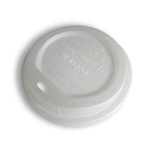 Asean Compostable Lid for 12/16/20/24 Ounce Hot Cups -- 1000 per case