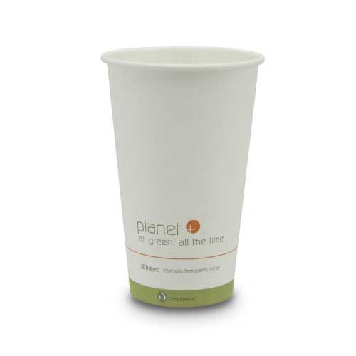 Asean PLA Lined Compostable Hot Cup, 16 Ounce -- 1000 per case