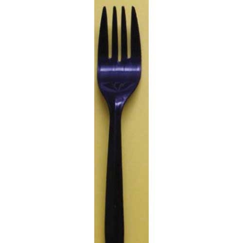 Nutri Bon Black Polypropylene Medium Weight Fork -- 1000 per case
