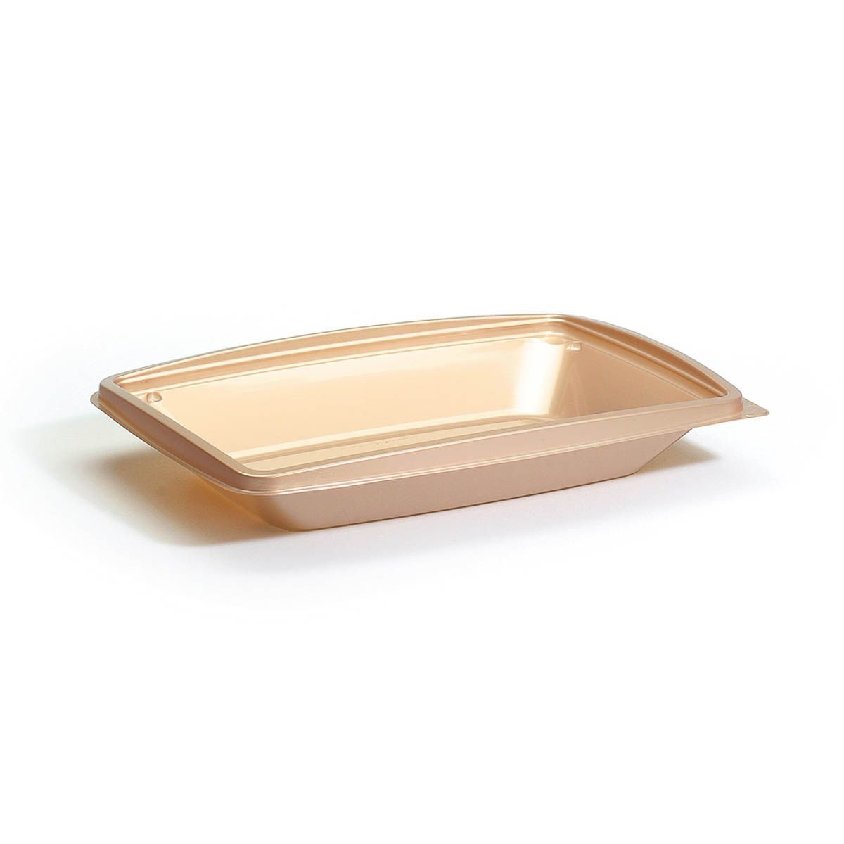 The BottleBox PET Natural Gold Entree Base, 9 x 7.20 x 1.70 inch -- 400 per case.