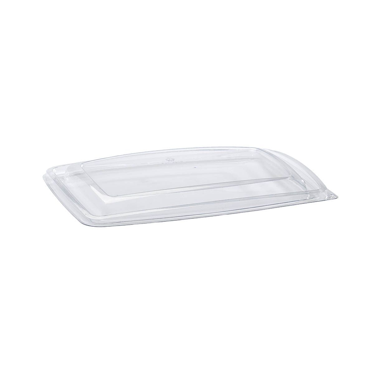 The BottleBox PET Clear Flat Lid for 9 x7 Entree Base, 9 x 7.25 x 0.63 inch -- 500 per case.