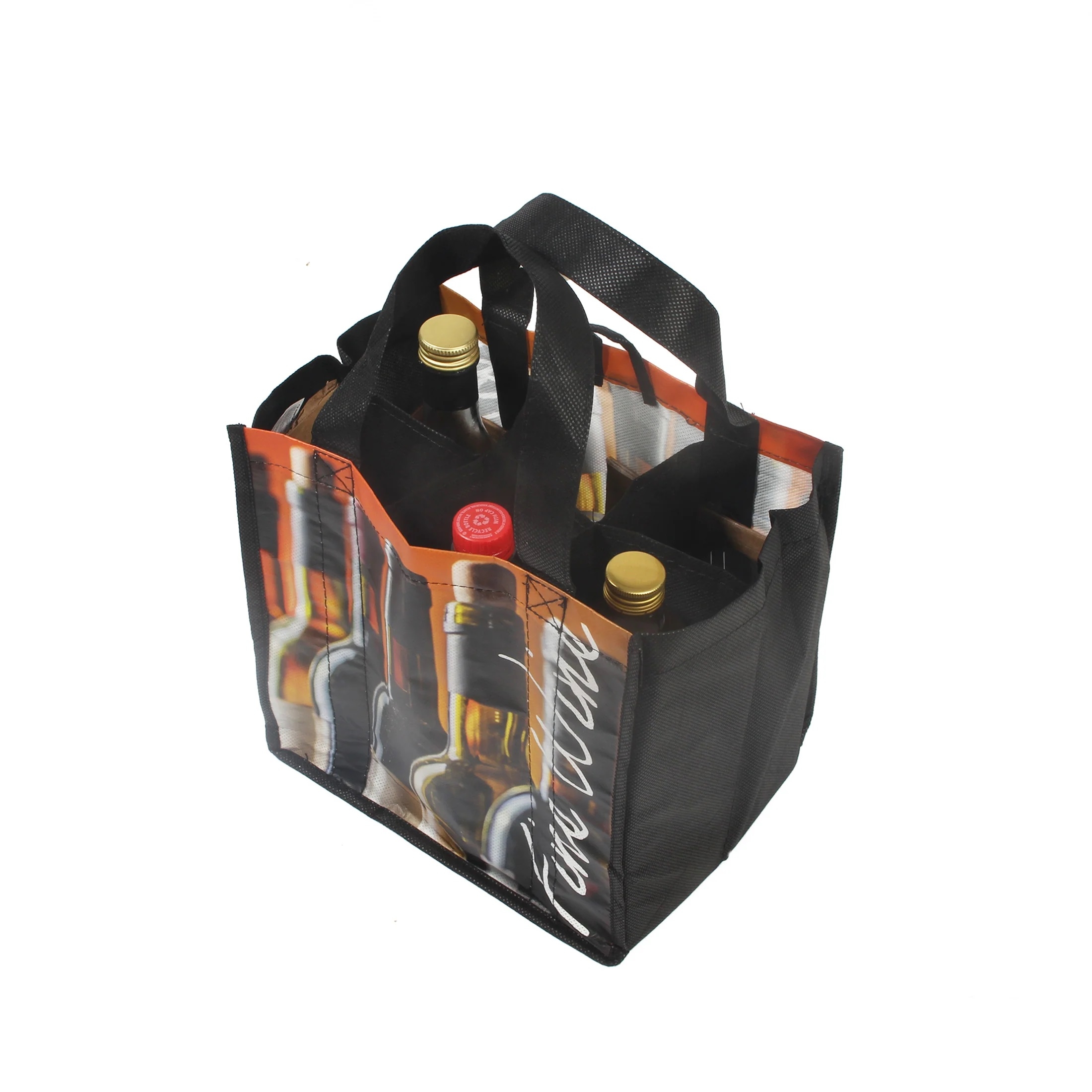 Earth Wise Six Bottle Tipsy Tote -- 50 per case.