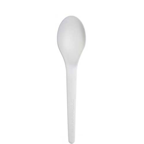 Eco Products Polylactic Acid Plantware Renewable and Compostable Individually Wrapped Spoon, 6 inch -- 1000 per case
