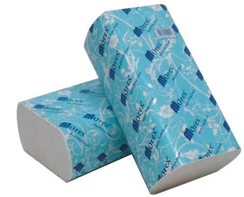 Teh Tung White 1 Ply Recycled Multi Fold Towel, 9.25 x 9 inch -- 4000 per case.