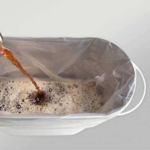 The Saftea Linear Low Density Polyethylene Tea Urn Liner, 20 x 19 inch -- 150 per case