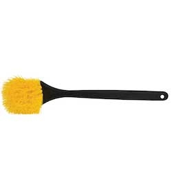 Janico Yellow Polypropylene Bristle Utility Brush, 20 inch -- 12 per case
