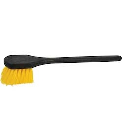 Janico Yellow Polypropylene Bristle Utility Brush, 20 inch -- 12 per case