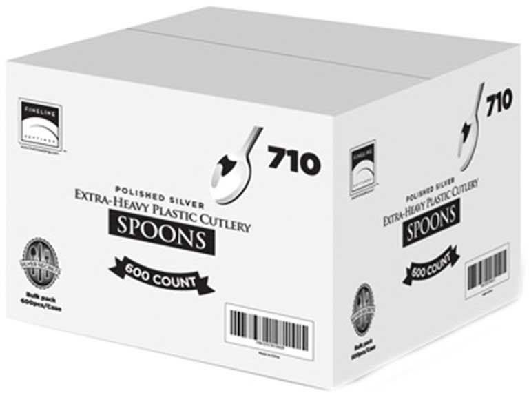 Fineline Silver Secret Silver Spoon - Bulk -- 600 per case