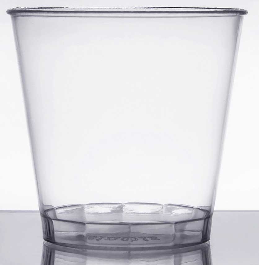 Fineline Savvi Serve Plastic Clear Shot Glass, 1.5 Ounce -- 1000 Per Case