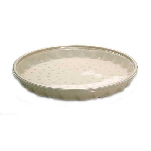 Ultra Green Packaging Clear PET 100 Percent Round Recycle Lid For Pizza Box, 16 inch -- 100 per case