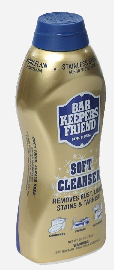 Bar Keepers Friend Soft Cleanser Liquid, 26 Ounce -- 6 per case.