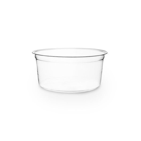 Vegware PLA Clear Round Deli Container, 12 Ounce -- 500 per case.