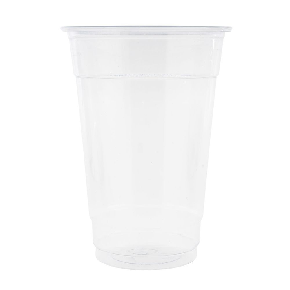EcoSystems 100 Percent Post Consumer Clear PETE Cold Cup, 20 Ounce Capacity -- 600 per case.