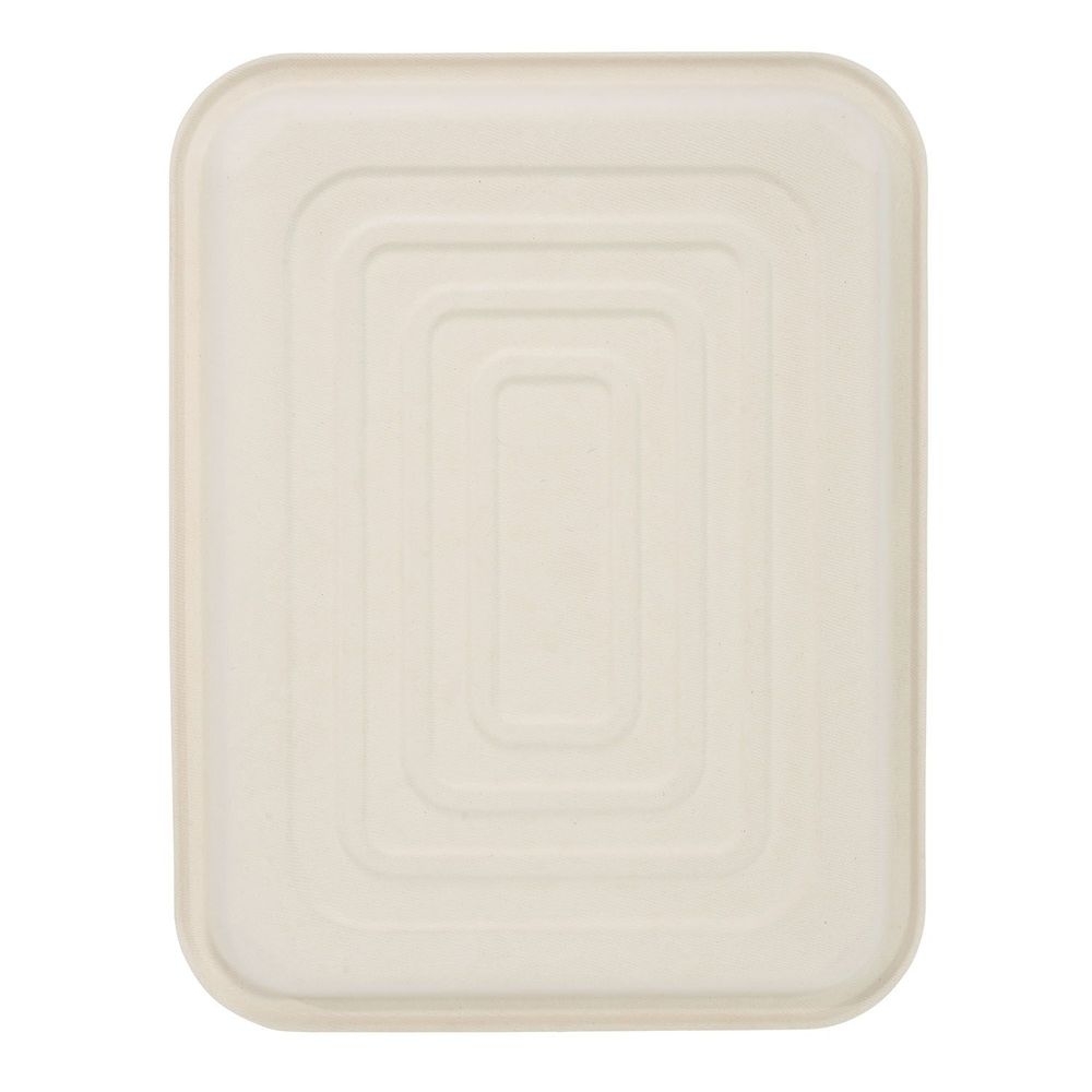 EcoSystems Kraft Formulated Molded Fiber Platter, 14 x 18 inch -- 100 per case