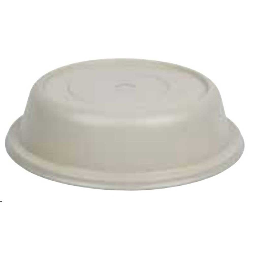Cambro Versa Round Ivory No Hole Plate Camcover, 9 5/16 inch Inside Diameter -- 12 per case