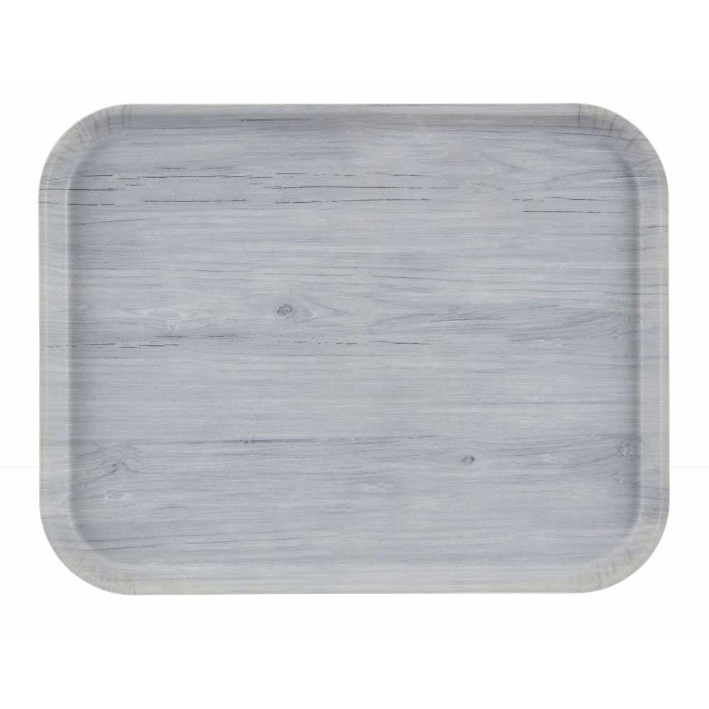 Cambro Decor Series Stonewash Gray Camtray with Textured Surface, 12 x 16 inch -- 12 per case