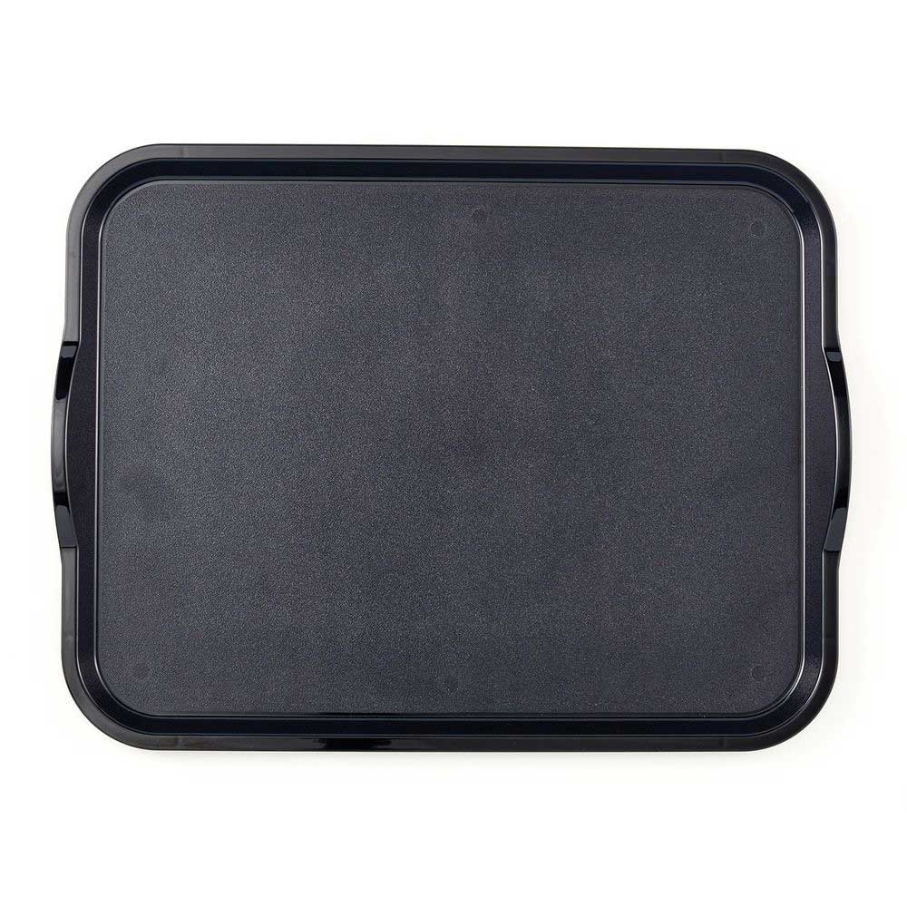 Cambro Camwear Rectangular Black Non Skid Tray with Handles, 15 x 20 inch -- 12 per case