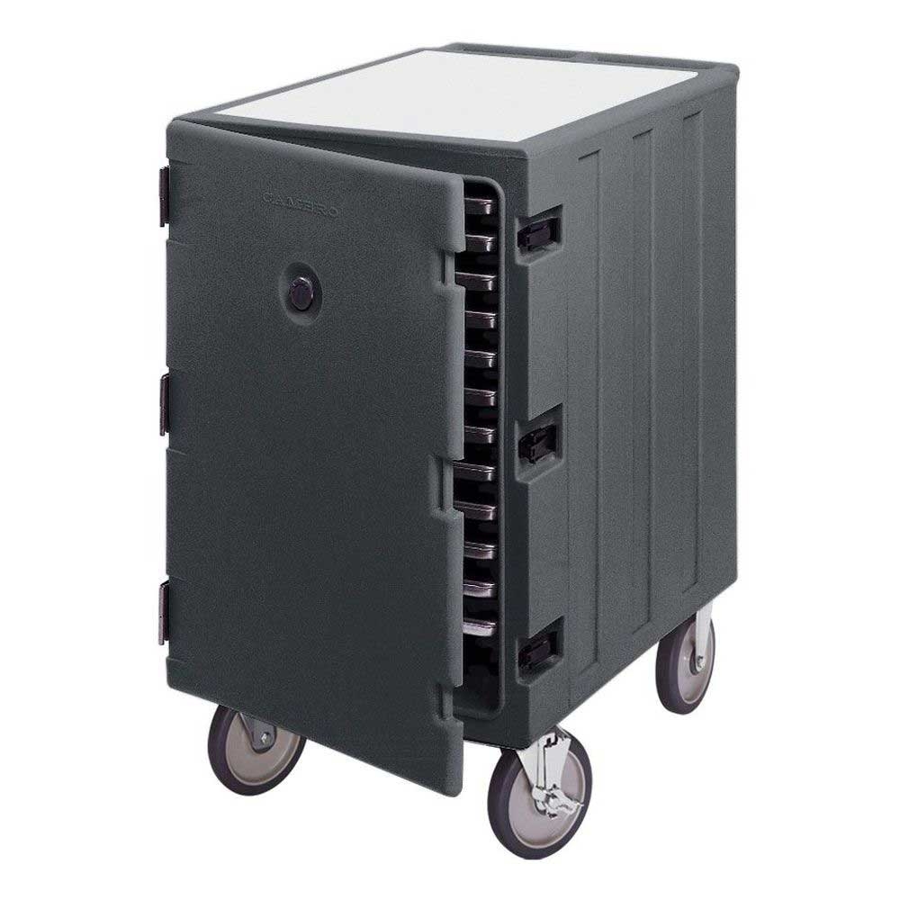 Cambro Non Electric Insulated Low Charcoal Gray 13 Support Rails Holding Camcart for Trays and Sheet Pans, 21 1/2 x 32 x 37 1/2 inch
