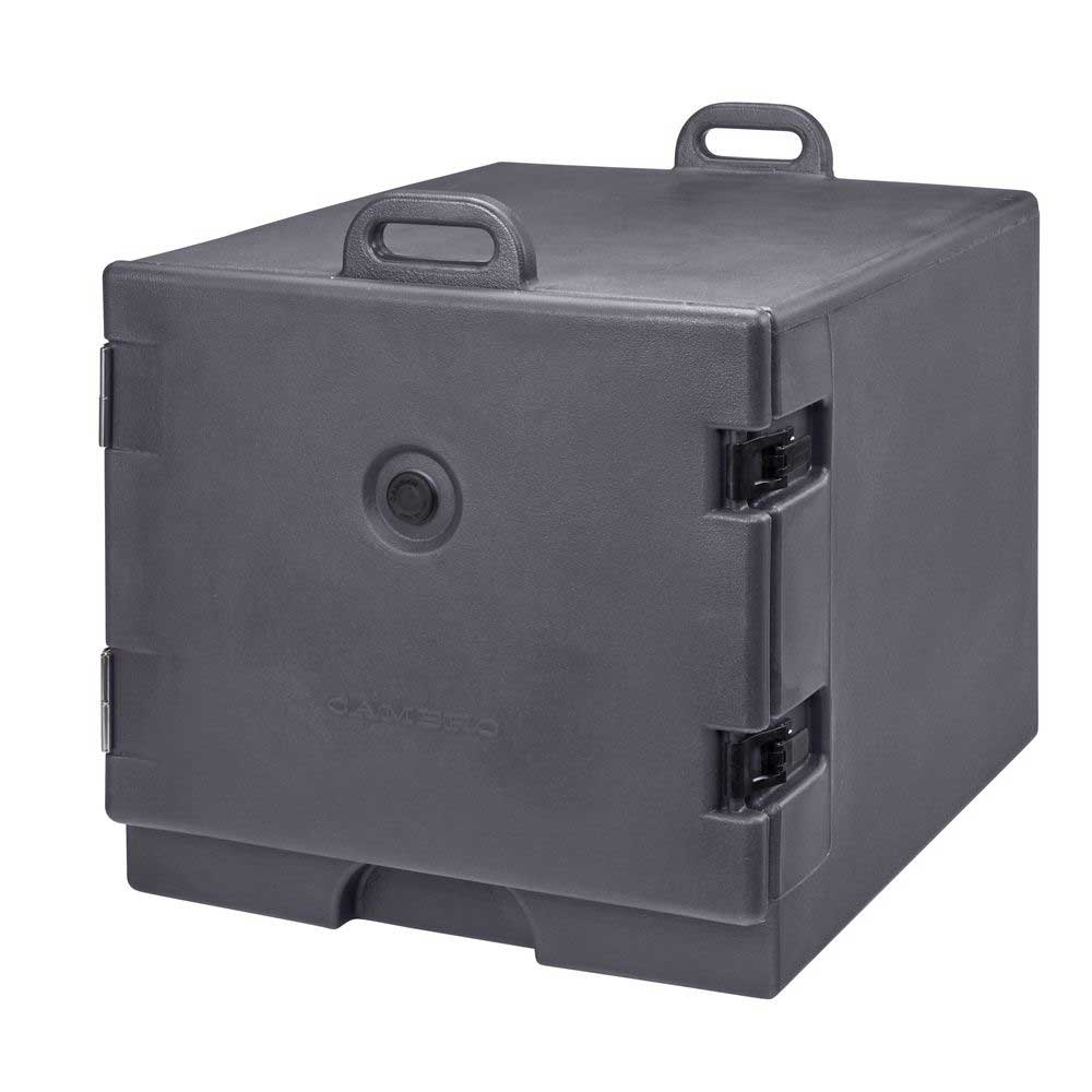 Cambro Insulated Front Loading Charcoal Gray Food Pan Camcarrier - Holds Six 18 x 26 inch Sheet Pans