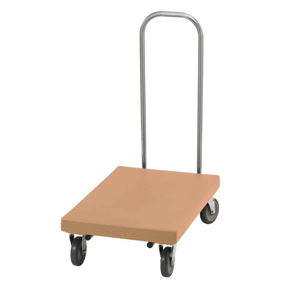 Cambro Coffee Beige Utility Truck, 19 3/4 x 32 1/8 x 38 1/2 inch